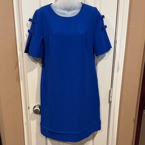 Vince Camuto Royal Blue Shift Dress. Sz 6